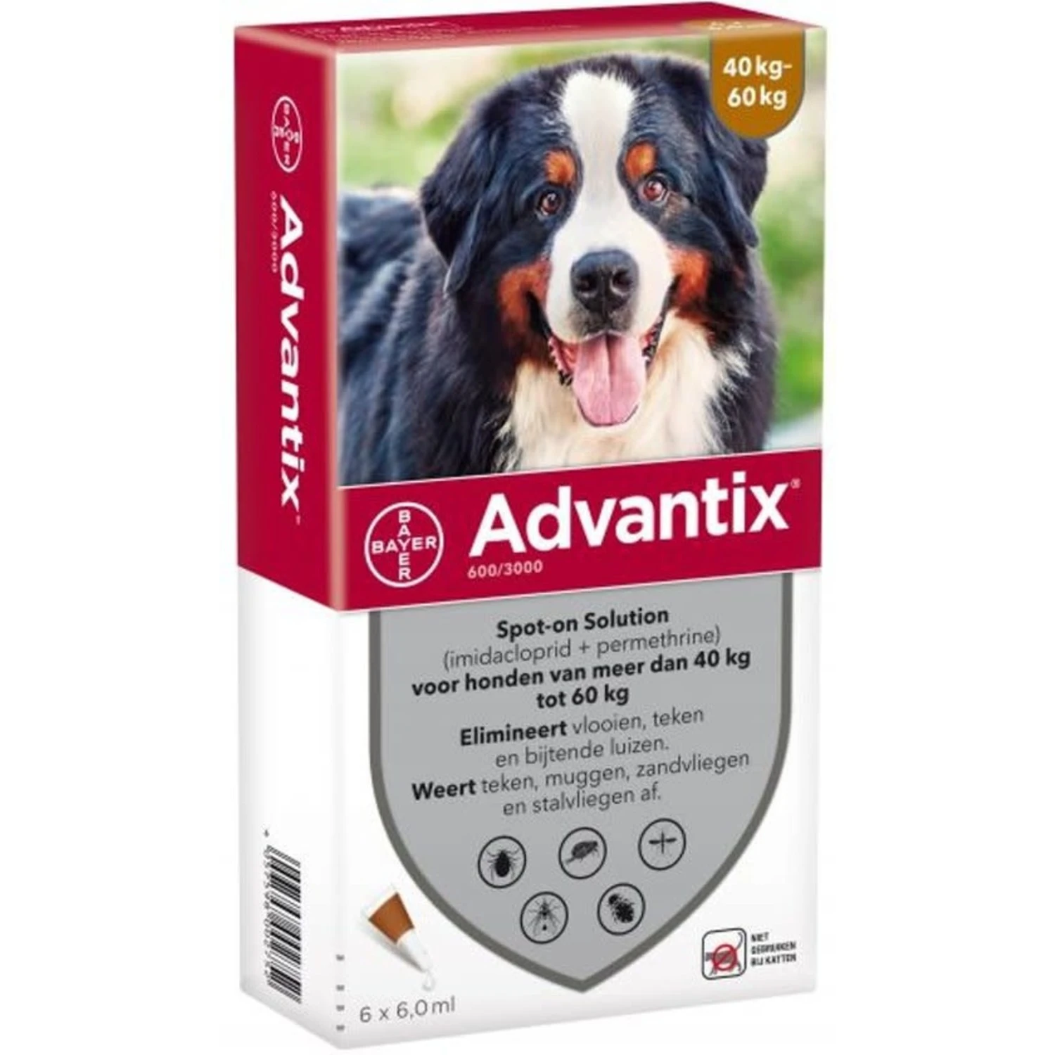Advantix Advantix Hond 600 - 40-60 Kilo 6 Pip 1 Advantix Advantix Hond 600 - 40-60 Kilo 6 Pip