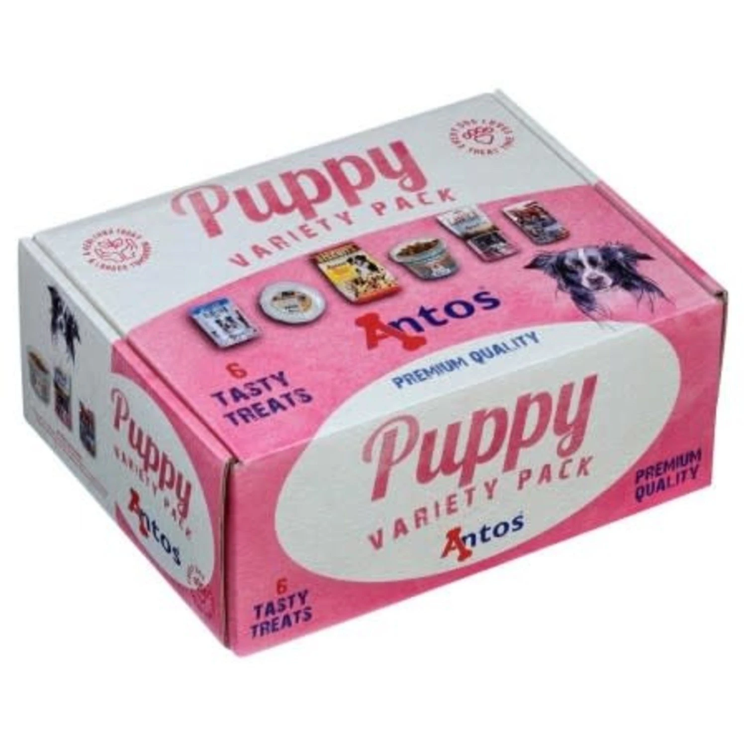 Antos Antos Puppy Variety Pack - Snackpakket - 6 Items 2 Antos Antos Puppy Variety Pack - Snackpakket - 6 Items - Afbeelding 2