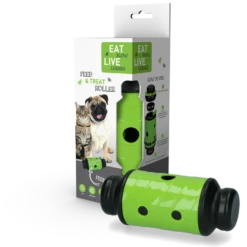 Eat Slow Live Longer Feed And Treat Roller - Groen - S - 16,5 X ø 7 Cm -Dierenwinkel eat slow live longer feed and treat roller groen s 3