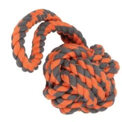 Happy Pet Happy Pet Nuts For Knots Extreme - Grijs/Oranje Bal Tugger - 60 Cm