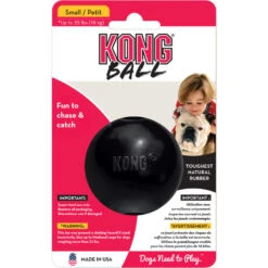 Kong Kong Bal Rubber Zwart