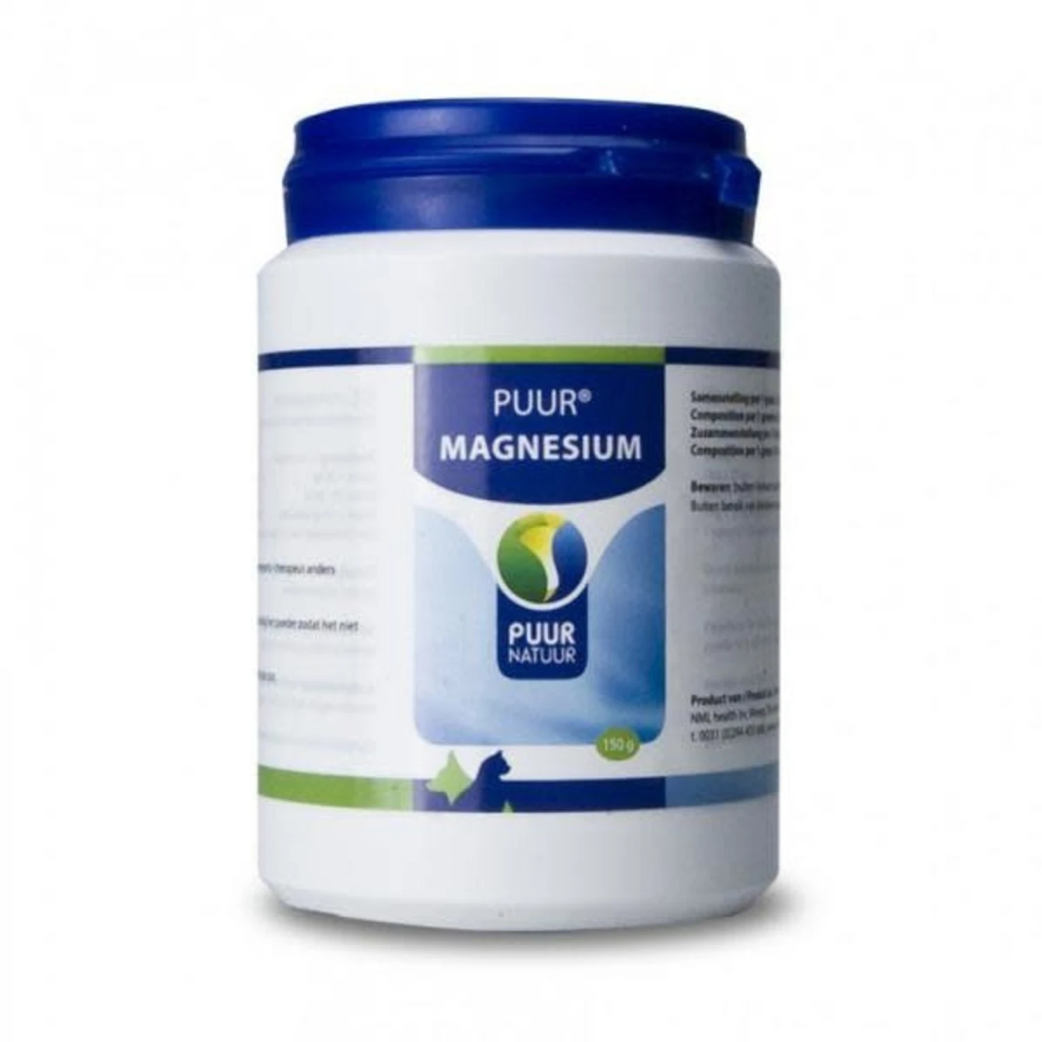PUUR Puur Magnesium Hond&Kat - 150 Gram 1 PUUR Puur Magnesium Hond&Kat - 150 Gram